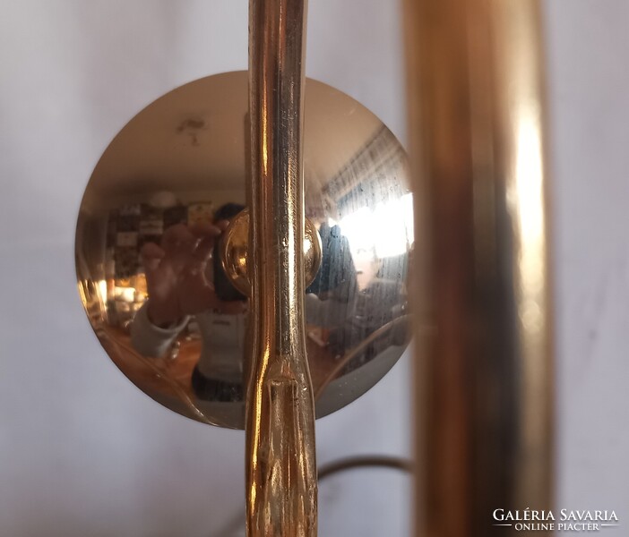 Kolarz réz- króm mennyezeti lámpa ALKUDHATÓ  Hollywood regency