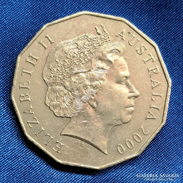 Ausztrália 2000. emlék 50 Cent  "MILLENIUM ÉV" (1130)