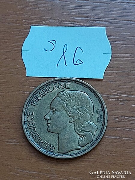 FRANCIAORSZÁG 20 FRANK FRANCS 1950 Alumínium-Bronz, KAKAS   S16