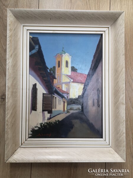 Zámbori Gábor - "Szentendre" festmény