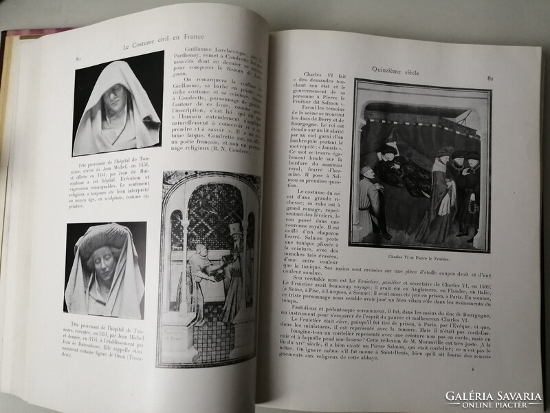 CAMILLE PITON - LE COSTUME CIVIL EN FRANCE - francia nyelvű divattörténeti könyv