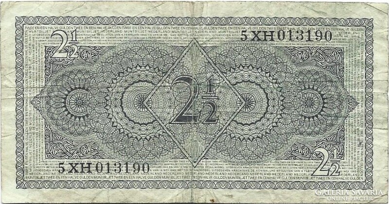 2,50 2 1/2 gulden 1949 Hollandia