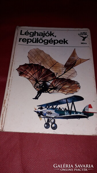1984. BÚVÁR ZSEBKÖNYV - Kondor Lajos :Léghajók, repülőgépek Kolibri könyvek könyv képek szerint MÓRA