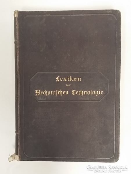 LEXIKON DER MECHANISCHEN TECHNOLOGIC 1883.