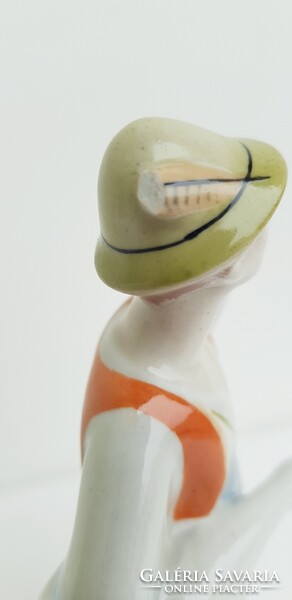 Drasche  Ludas Matyi porcelán szobor