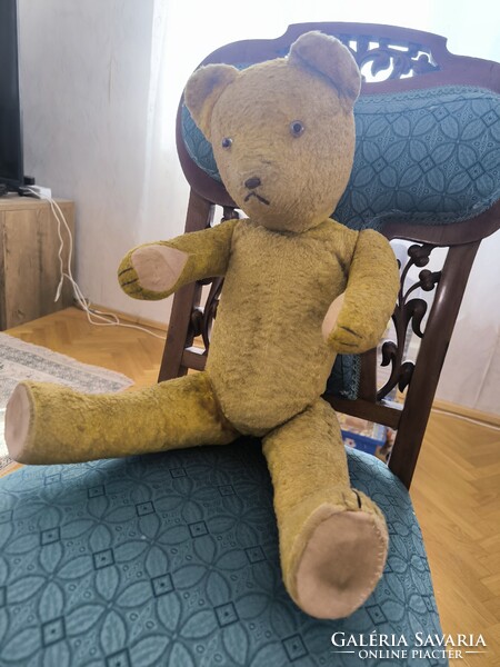 Misu Maci a nevem a mézet nagyon szeretem,Teddy mackó régi szalma töltelékes. Videó !