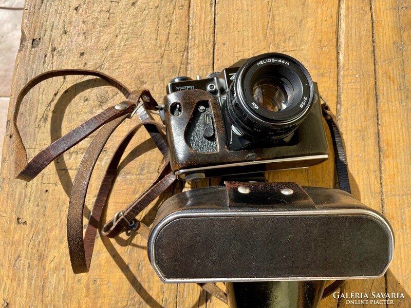 Régi szovjet Zenit TTL Helios - 44M Fényképezőgép, műszaki régiség