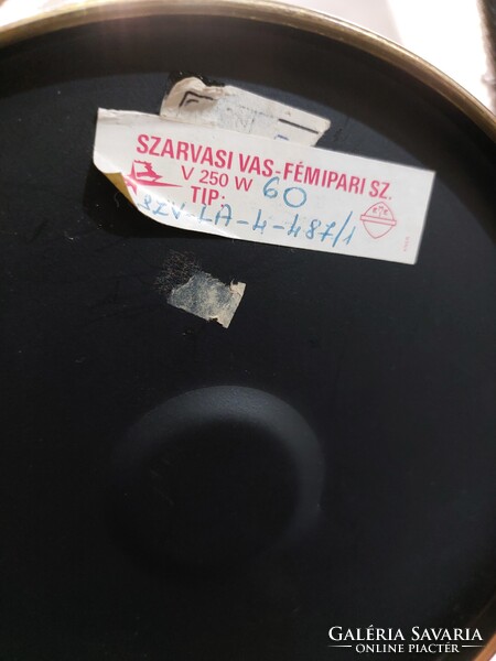 Retro szarvasi asztali lámpa, 50 cm-es magasságú. 3390b