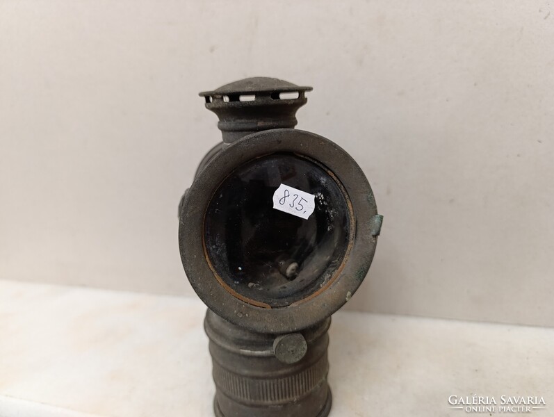 Antik bicikli lámpa Alte Fahrradlampe Bicycle Lamp karbid kerékpár gyűjtemény felújítandó 835 1568