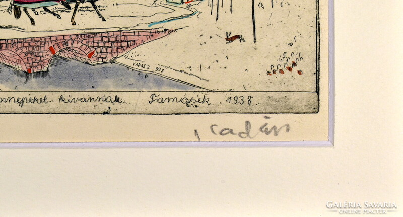 Vadász Endre (1901-1944) HÁROM KIRÁLYOK LOVON 1938