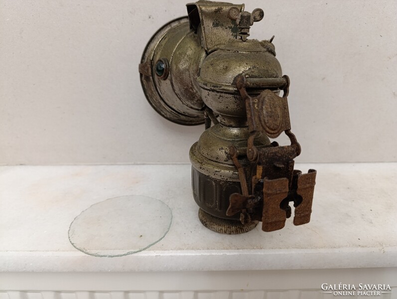 Antik bicikli lámpa Alte Fahrradlampe Bicycle Lamp karbid kerékpár gyűjtemény felújítandó 836 1569