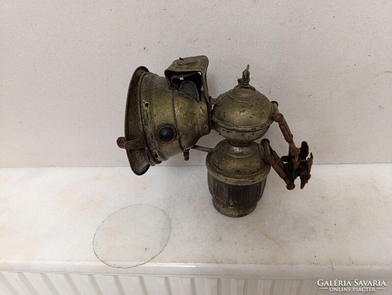 Antik bicikli lámpa Alte Fahrradlampe Bicycle Lamp karbid kerékpár gyűjtemény felújítandó 836 1569