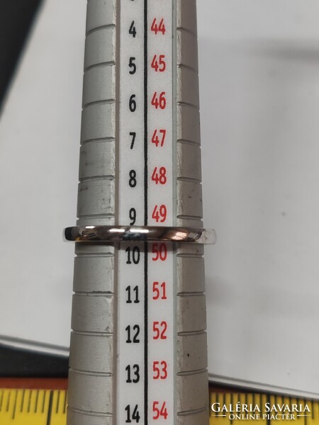 Fehérarany 18k szoliter gyémánt gyűrű 0,51ct F-vs1 certivel