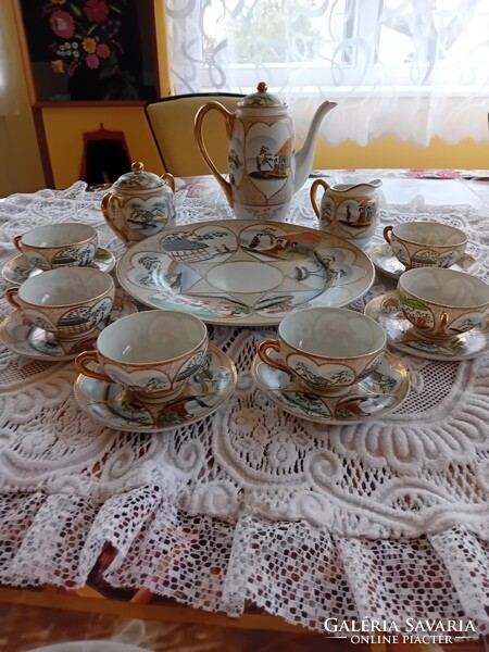 Japán porcelán teás készlet