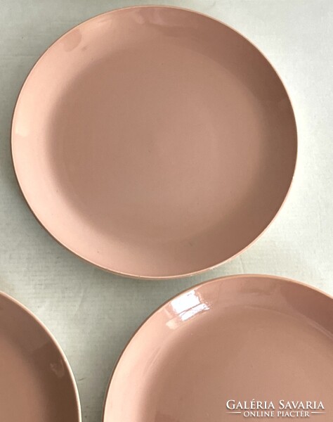 Retro, vintage 4db Kispest Gránit lapostányér, tányér