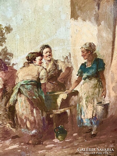 ÁCS ÁGOSTON TERE-FERE Tisztítás után 60x80cm