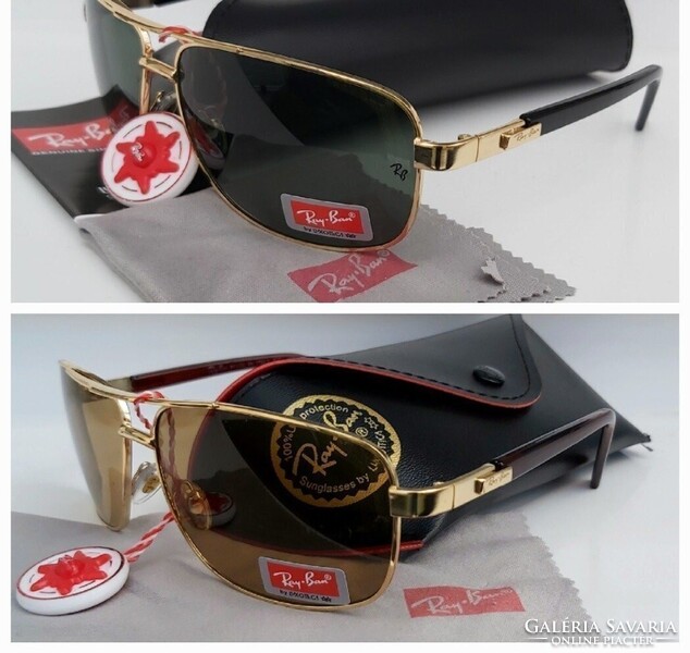 RAY BAN NAPSZEMÜVEG TOKKAL, KENDŐVEL,ÚJ!