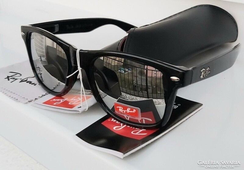 RAY BAN NAPSZEMÜVEG TOKKAL, KENDŐVEL,ÚJ!