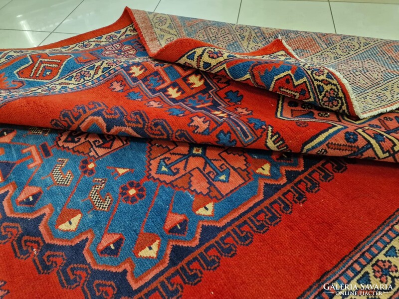 Iráni viss-hamadan 215x320 kézi csomózású gyapjú perzsa szőnyeg FF120