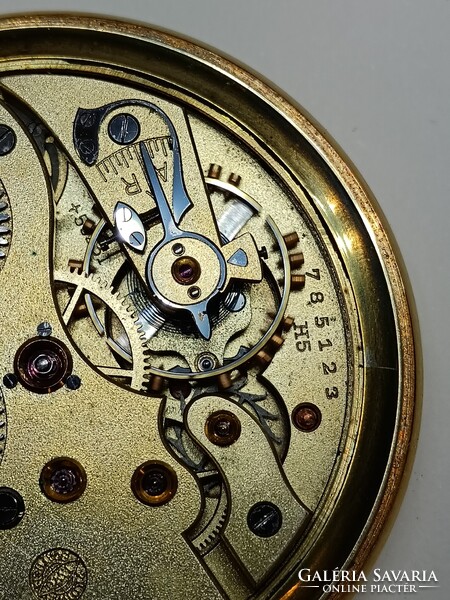 1922 IWC Schaffhausen 14K Arany Zsebóra GYÖNYÖRŰ ÁLLAPOTBAN SZÉPEN JÁR!!!