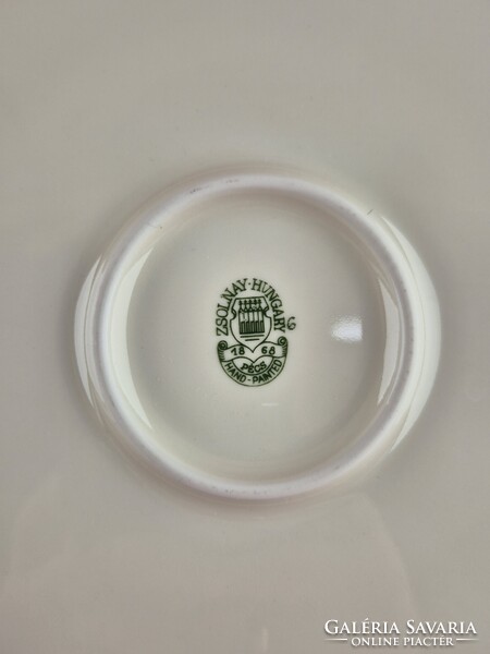 Zsolnay pillangó mintás kerek sültes tál #3