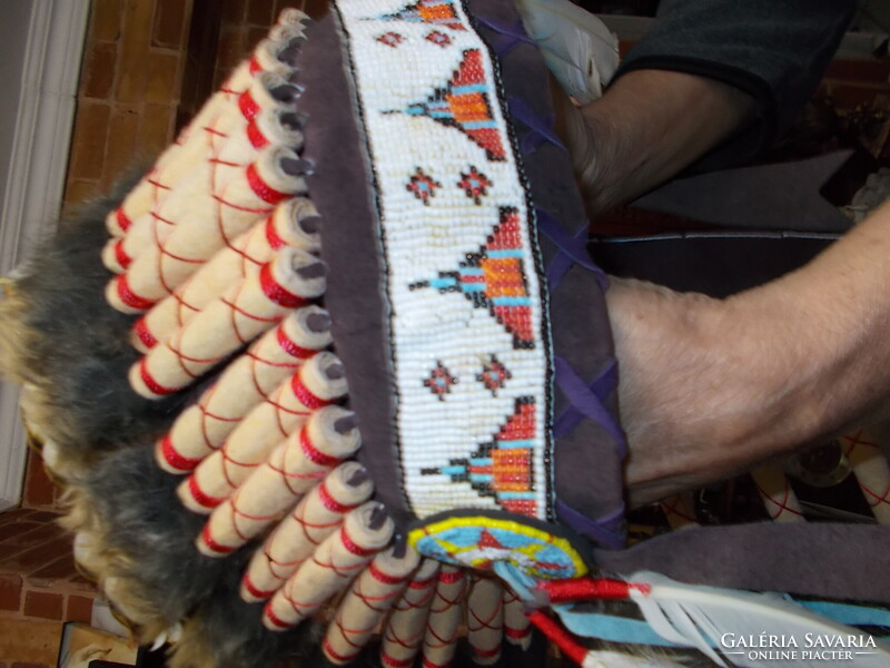 3db antik indián fejdísz