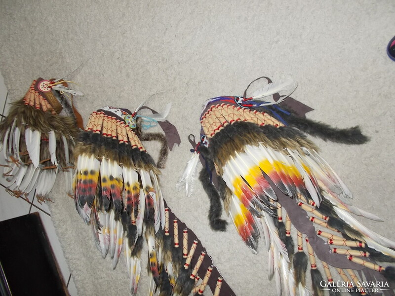 3db antik indián fejdísz