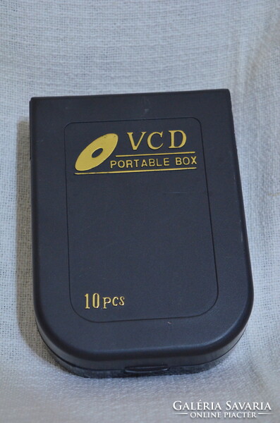 Retro VCD video cd tartó doboz a 90 es évekből  ( DBZ 00124 )