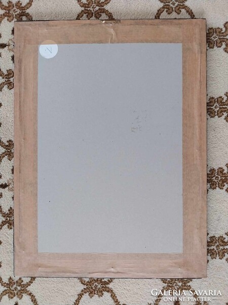 Perlrott Csaba Vilmos - színezett rézkarca 1922 Berlin