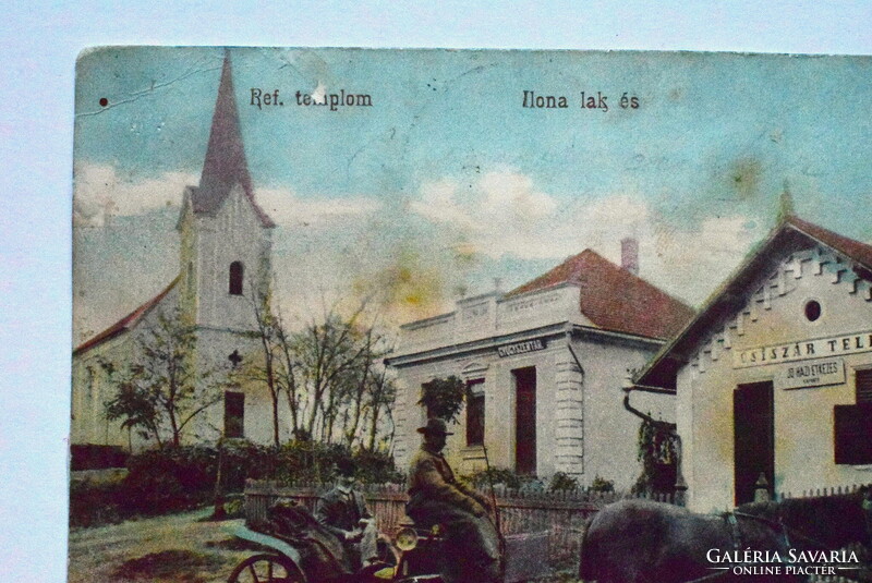 Csízfürdő -Ilona lak ,  Csiszár telep , gyógyszertár   Fogel Mór kiadása, Miskolcz-Csíz 1904