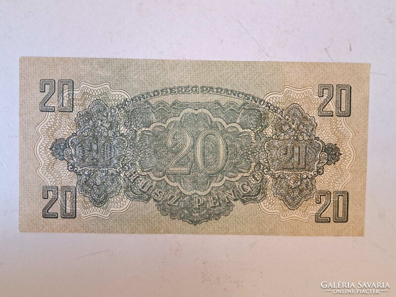 Húsz pengő, 1944, Vöröshadsereg Parancsoksága, hajtatlan, hibátlan állapot