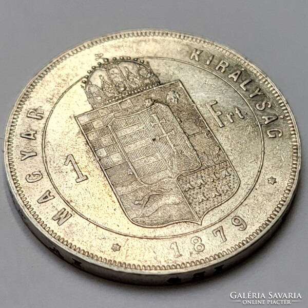 Ferenc József ezüst 1 Forint 1879 KB