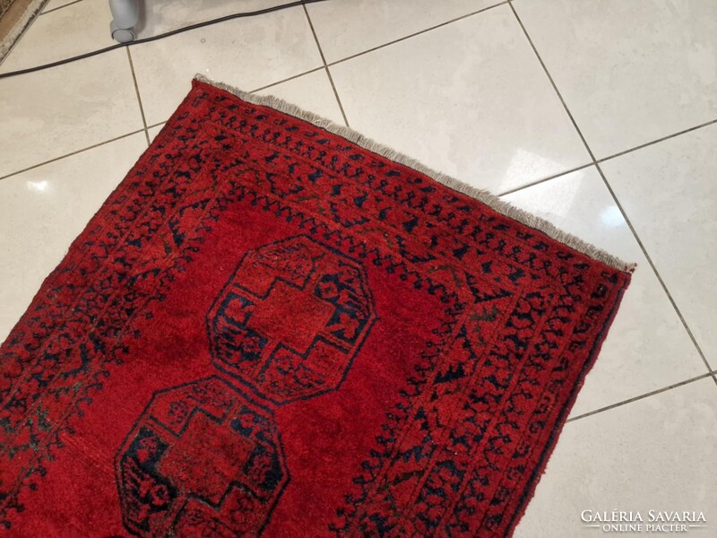 Afgán bokhara kondozi 95x140 kézi gyapjú perzsa szőnyeg MZK 100