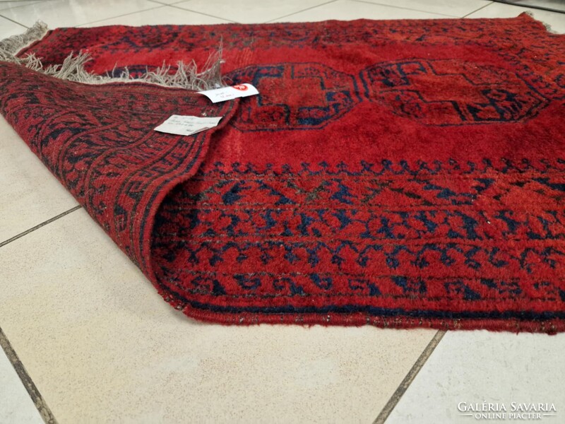 Afgán bokhara kondozi 95x140 kézi gyapjú perzsa szőnyeg MZK 100