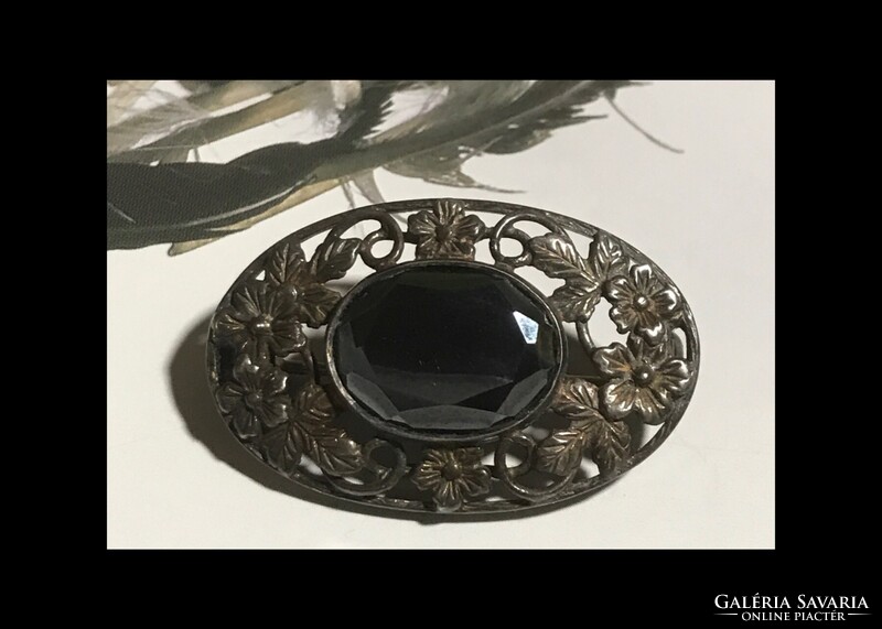 Sterling ezust antik bross