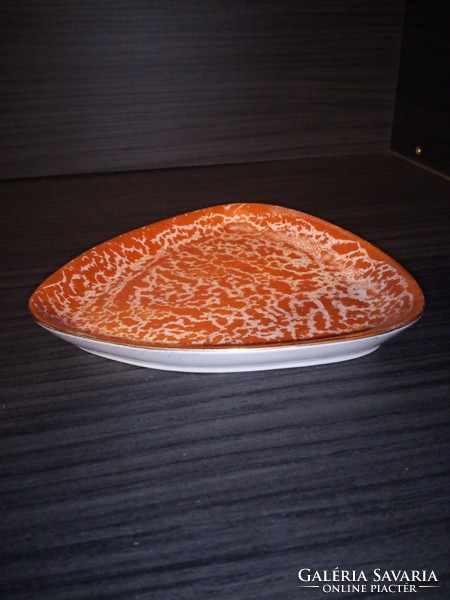 Hollóházi porcelán lüsztermázas tálka. Hibátlan. Jelzett