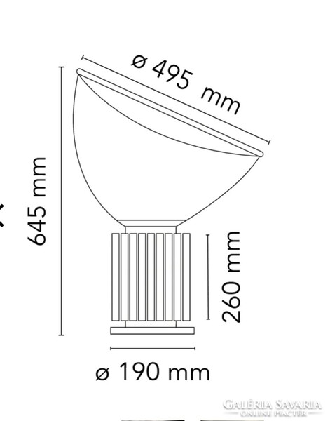 Flos - Taccia asztali lámpa