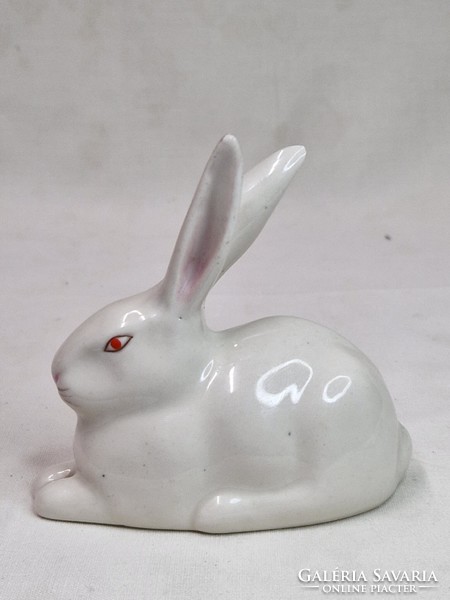 Régi Drasche porcelán nyúl figura hibátlan állapotban 8 cm. magas