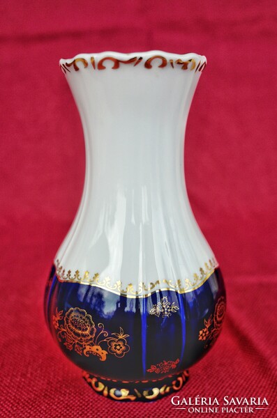 Zsonay pompadour váza és gyűrűtartó együtt