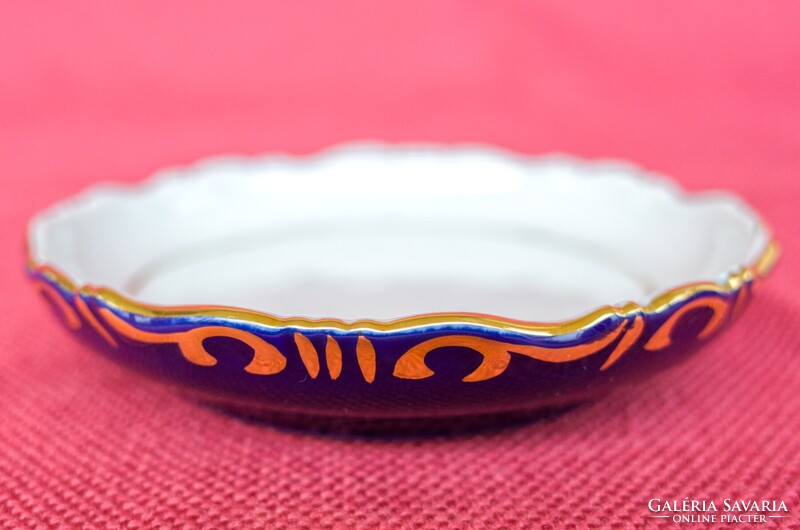 Zsonay pompadour váza és gyűrűtartó együtt