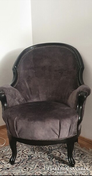 Felújitott Bécsi fotel szalonfotel Biedermeier