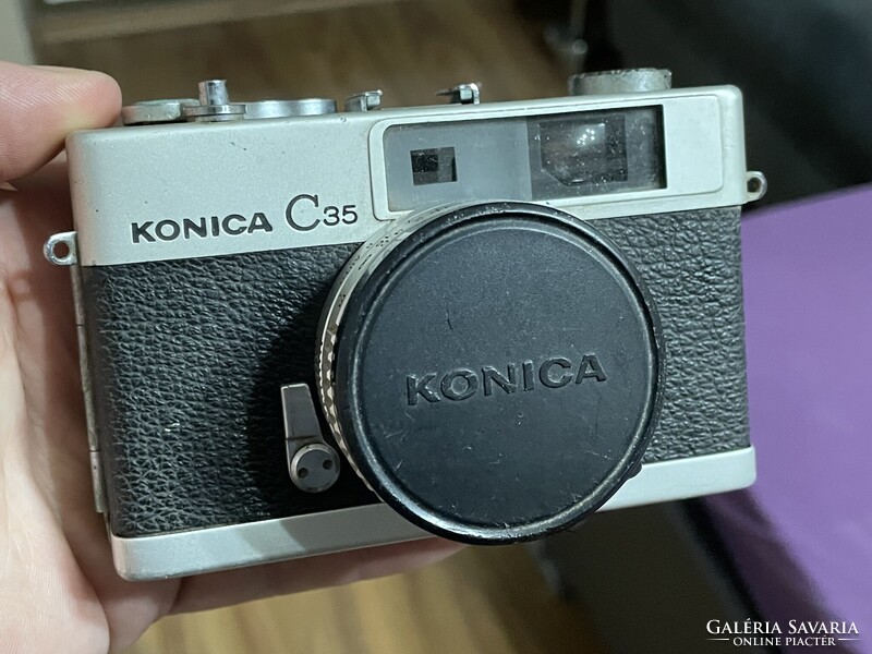 Konica C35 filmes fényképezőgép OLVASD EL
