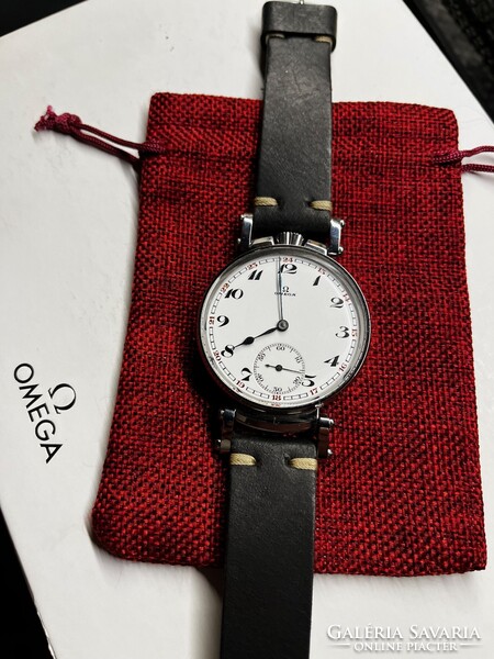 Omega zsebóra beépítés üveg hátlappal 1931-ből