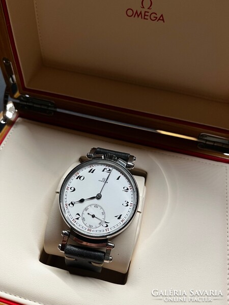 Omega zsebóra beépítés üveg hátlappal 1931-ből