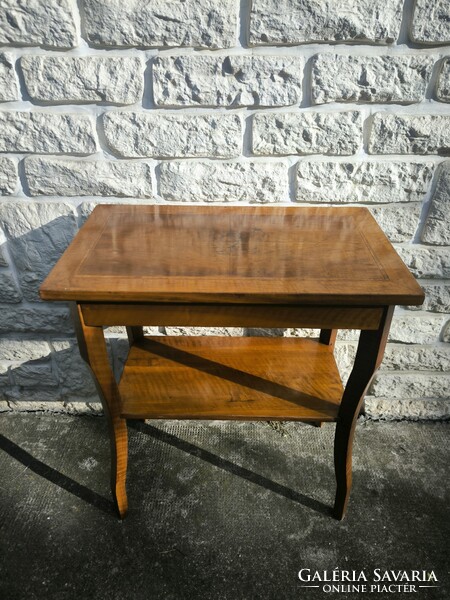 Biedermeier Art Deco stílusú Asztal, konzol asztal Posztamens home office Laptop asztal . Videó!!!