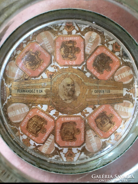 EXTRÉM RITKA !!! Fernandez Y CA Cifuentes Kuba 1953 Hamutartó Szivar !!!