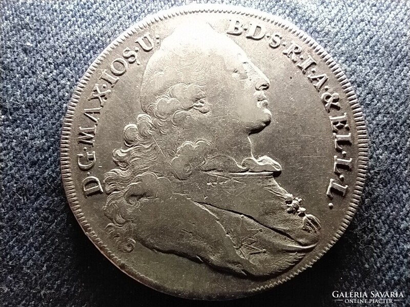 Német Államok Bajorország III. Miksa József (1745-1777) .833 Ezüst 1 Tallér 1772
