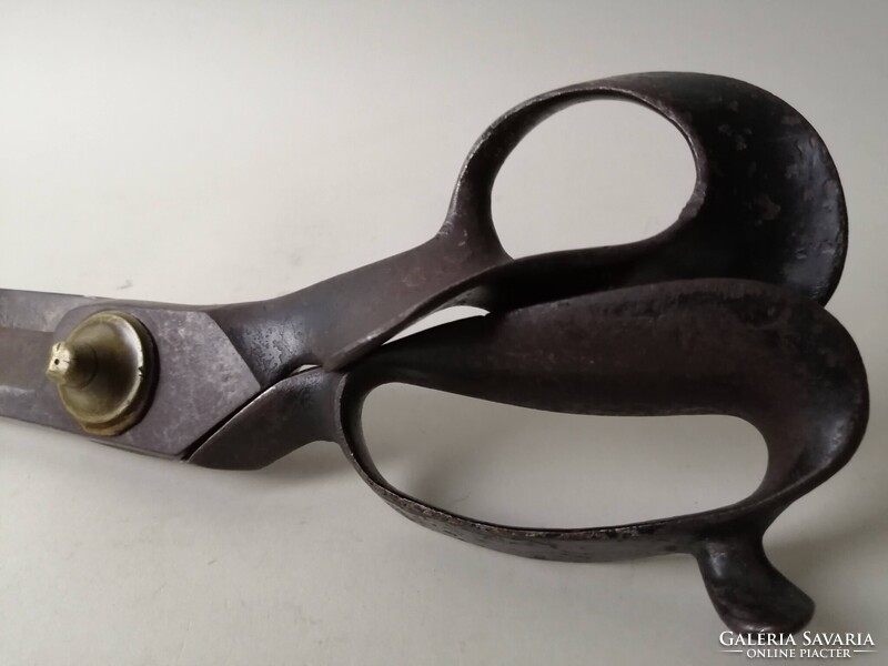 ANTIK KOVÁCSOLTVAS SZABÓ OLLÓ - 36 CM