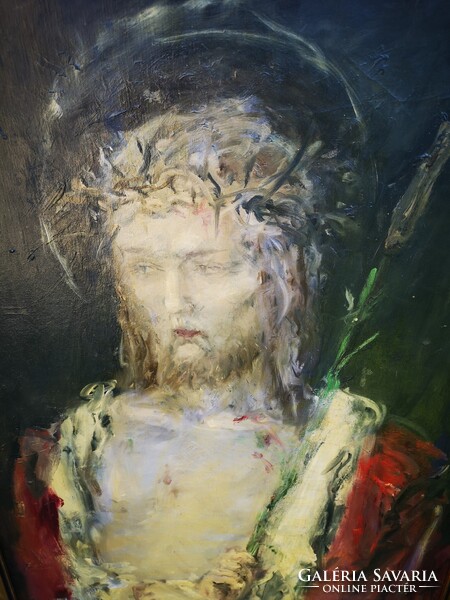 Náray Aurél (1883-1948) - Jézus töviskoronával