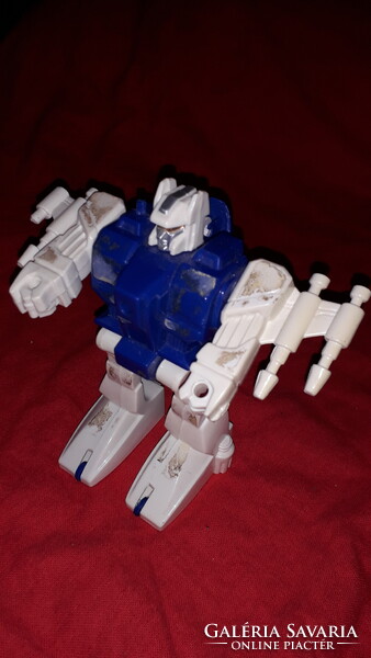 Retro trafikáru plasztik TRANSFORMERS -ROBOT / ŰRHAJÓ játék figura 16cm szép állapot a képek szerint